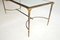 Vintage French Steel & Brass Coffee Table, 1970s 10