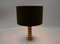 Mid-Century Modern Gold Orange Swirls Table Lamp Base, Germany, 1960s, Image 3