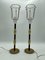 Scandinavian Modern Table Lamps in Metal and Brass, 1950s, Set of 2 1