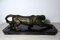 Miguel Fernando Lopez, Panther Sculpture, 1980s, Bronze 7