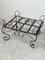 Wrought Iron Vase Holders, Italy, 1970s, Set of 2 3