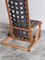 Vintage Wood & Fabric Chair, 1980s, Image 7