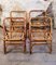 Mid-Century Bamboo Folding Chairs, 1960s, Set of 4 1