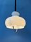 Mid-Century Opaline Milk Glass Pendant Lamp 6