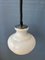 Mid-Century Opaline Milk Glass Pendant Lamp 8