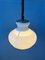 Mid-Century Opaline Milk Glass Pendant Lamp 5