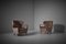 Wingback Armchairs by Melchiorre Bega, Italy, 1950s, Set of 2, Image 4