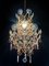 Lámpara de araña Temple's Tears de Murano, años 50, Imagen 2