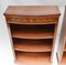 Walnut Bookcases with Open Front & Sheraton Inlay, Set of 2 10