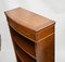 Walnut Bookcases with Open Front & Sheraton Inlay, Set of 2 11