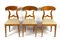 Biedermeier Nutwood Shovel Dining Chairs, 19th Century, Set of 6 9