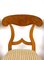 Biedermeier Nutwood Shovel Dining Chairs, 19th Century, Set of 6 3