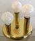Hollywood Regency Ceiling Lamp with Three Light Points, Image 1