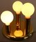 Hollywood Regency Deckenlampe mit drei Lichtpunkten 9