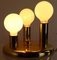 Hollywood Regency Deckenlampe mit drei Lichtpunkten 8