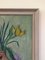 Tranquil Blooms, 1940s, Oil on Board, Framed, Image 6