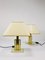 Ivory and Gilt Brass Table Lamps, Italy, 1970s, Set of 2, Image 20