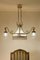 Art Nouveau Chandelier in 5-Light Golden Brass, 1890s, Image 11