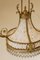 Art Nouveau Chandelier in 5-Light Golden Brass, 1890s, Image 8