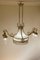 Art Nouveau Chandelier in 5-Light Golden Brass, 1890s, Image 4