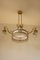 Art Nouveau Chandelier in 5-Light Golden Brass, 1890s, Image 6