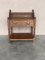 20th Century French Carved Nightstands with Low Shelf and Crest, 1930s, Set of 2 3