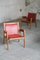 Leather Chairs by Jacques Hauville, 1950s, Set of 2 14