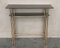 Mid-Century Italian Modern Faux Bamboo & Gilt Metal Console with Smoked Glass, 1960s, Image 8