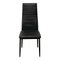 Dining Chairs in Black Eco-Leather, 1970s, Set of 4 6