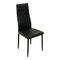 Dining Chairs in Black Eco-Leather, 1970s, Set of 4 5