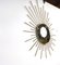 Vintage Minimalist Brass Sunburst Mirror, 1970s 5