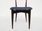 Dining Chairs and Table with Sugar Paper Blue Glass Top by Ico & Luisa Parisi for Ariberto Colombo, 1950, Set of 7, Image 18