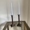 Late 19th Century Brass Candleholders, Set of 2 2