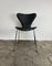 Leather Model 3107 Dining Chairs by Arne Jacobsen for Fritz Hansen, Set of 6 6