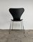 Leather Model 3107 Dining Chairs by Arne Jacobsen for Fritz Hansen, Set of 6, Image 10