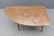 Vintage Tisch aus Kupfer & Holz, 1950er 11