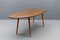 Vintage Table in Copper and Wood, 1950s 2