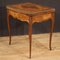 French Game Table in Inlaid Wood, 1960s 12