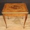 French Game Table in Inlaid Wood, 1960s 4