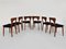 Chaises Peter en Teck par Niels Koefoed pour Hornslet, Danemark, 1960s, Set de 6 1