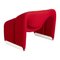 Chaise Groovy F598 Rouge par Pierre Paulin pour Artifort, 1960s 4