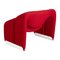 Red F598 Groovy Chair by Pierre Paulin for Artifort, 1960s 4