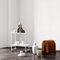 White Bauhaus Trolley by Kristina Dam Studio 7