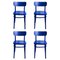 Chaises Mzo Bleues par Mazo Design, Set de 4 1