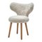 Silla WNG Moonlight de piel de oveja de Mazo Design, Imagen 1