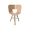 Tria Wood Legs Chair aus Eiche natur von Colé Italia, 2 . Set 4