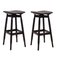 High Black Stained Oak Dom Stools by Marcos Zanuso Jr, Set of 2 2