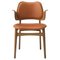 Gesture Lounge Chair Silk Camel in Teak by Warm Nordic 1