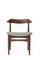 Cow Horn Chair in Walnut and Light Grey by Warm Nordic, Image 2