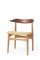 Cow Horn Chair aus Nussholz & Eiche Vanilla von Warm Nordic 3